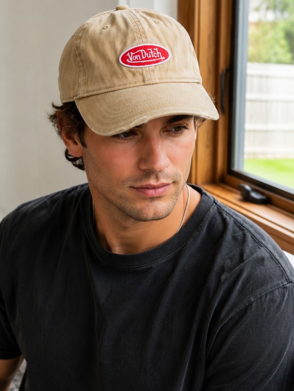 Brand New Tan/Beige Von Dutch Dad Cap